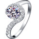 Imported moissanite diamond ring diamond jewelry one carat