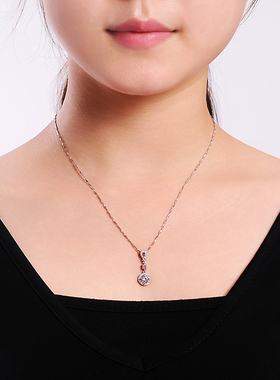 美国莫桑石时尚吊坠款式