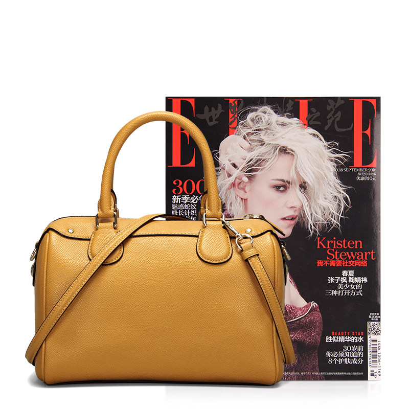 coach女士小号单肩手提波士顿桶包 百恩海外女士包袋