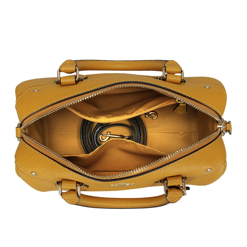 coach女士小号单肩手提波士顿桶包 百恩海外女士包袋