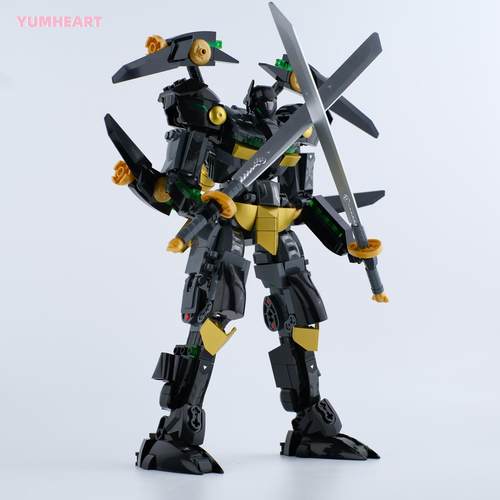 黑蝠侠机甲师机器人拼装积木儿童益智玩具送男孩生日新年礼物奖品 - 图3