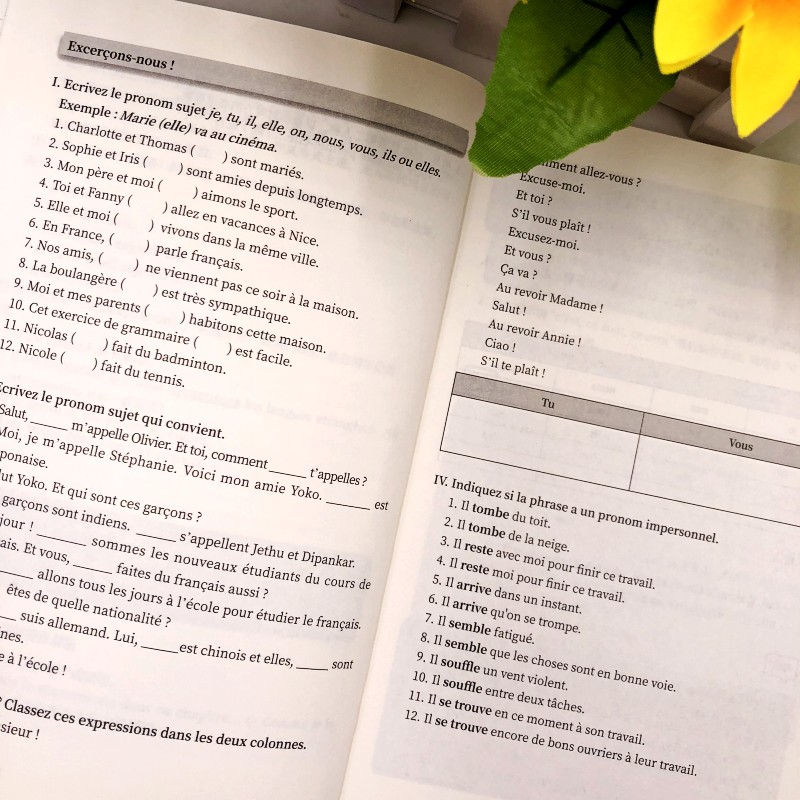 法语代词练习800 东华大学出版社 基础法语入门教程 法语专四专八练习 TSF4 TSF8 CFT4 DELF考试专项学习 法语代词重难点学习 - 图2