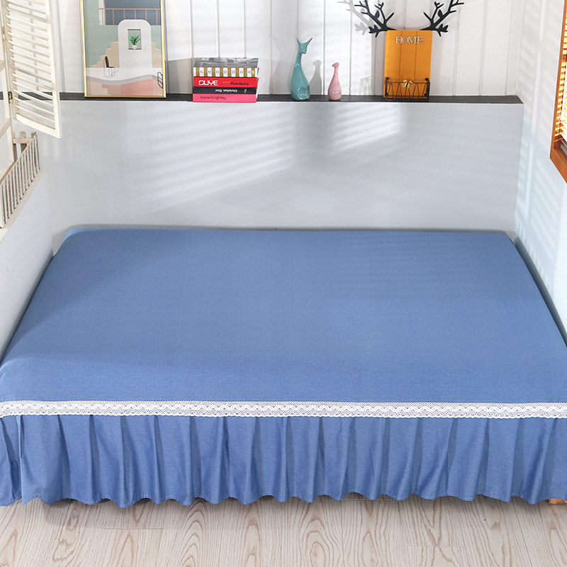 纯色榻榻米床单一面裙纯棉斜纹加厚防滑网红四季通用农村炕单定制,淘宝优惠券,粉丝福利购,淘宝优惠卷