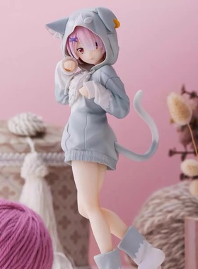 蕾姆手办桌面摆件机箱二次元