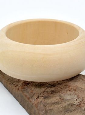 木胎手镯diy大漆木头镯子正品