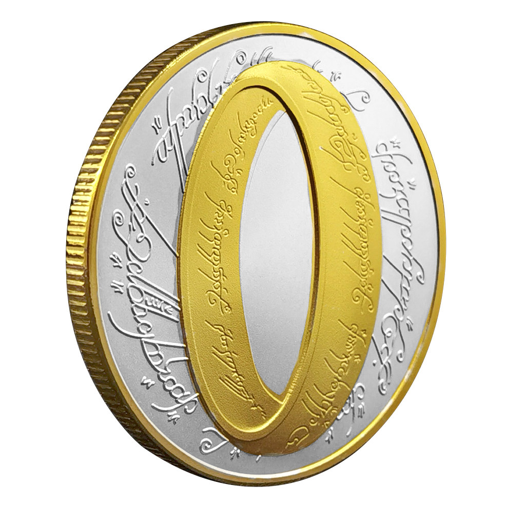 Lord of the Rings gold and silver New Zealand movie peripherals