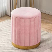 Makeup stool light extravagant round stool chair bedroom net red storage bench sofa stool dresser Stool Makeup Chair Small