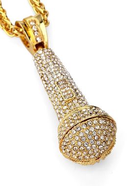 原创美国说唱潮牌吊坠麦克风嘻哈