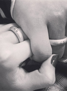 权志龙同款1314情侣戒指