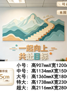 定制企业文化墙励志标语公司进门形象墙面装饰氛围办公室背景墙贴