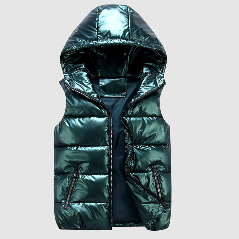 秋冬羽绒棉马甲女亮面背心坎肩马夹棉衣2025新款保暖棉服上衣外套,淘宝优惠券,粉丝福利购,淘宝优惠卷