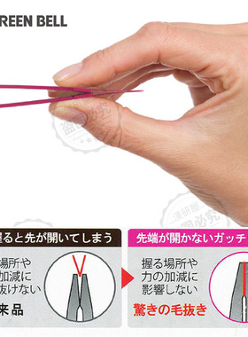 日本研磨精制高度密合斜口眉夹