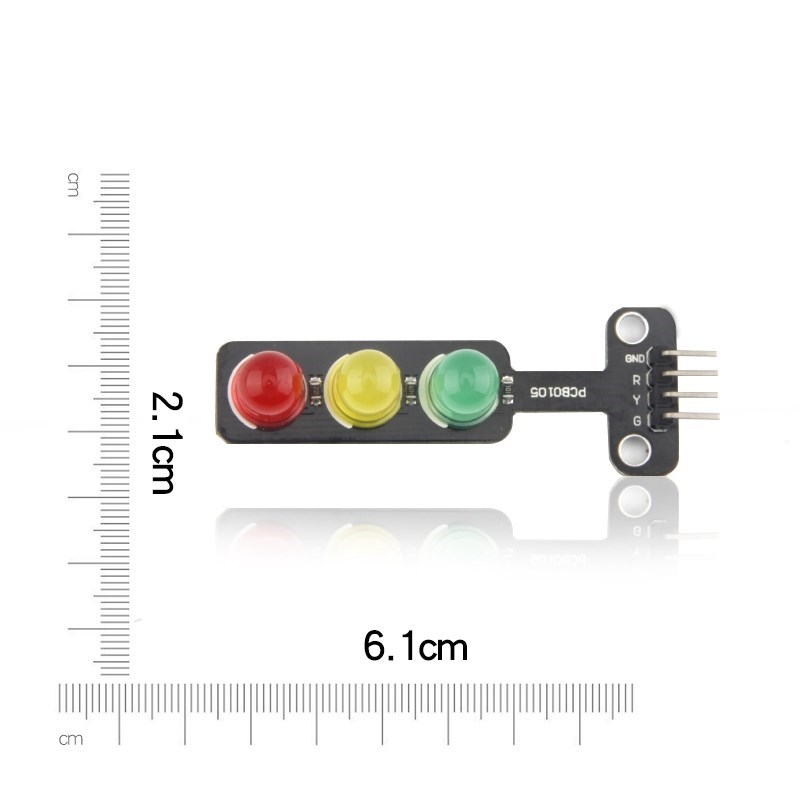 LED交通信号灯模块 5V红绿灯发光二极管 适用于STM32/51单片机 - 图2