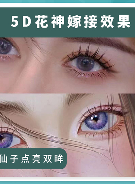 花神仙女嫁接假睫毛单根仙子