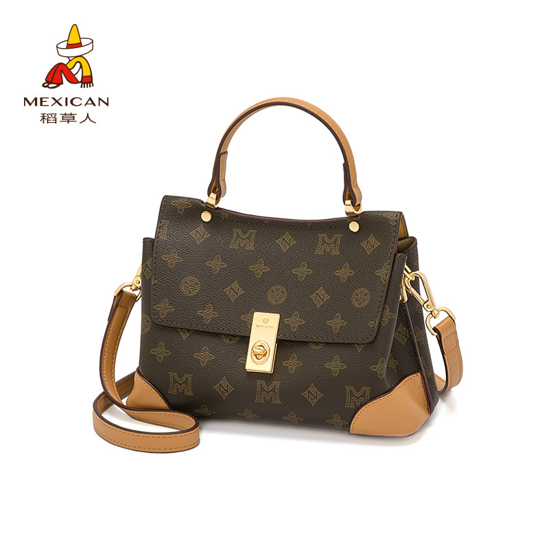 稻草人2021新款秋冬正品中年斜挎包 稻草人网尚女士包袋