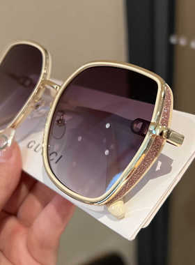 星光多边形素颜墨镜防紫外线质感