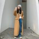 Women's woolen coat autumn and winter 2021 above the knee for tall people