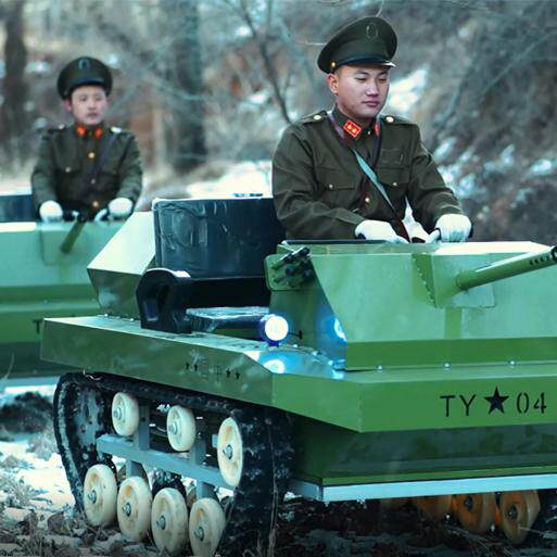 All-terrain double amusement tank adult snow tank motorcycle off-road ATV track kart