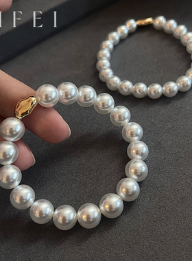小众简约轻奢金珍珠手链