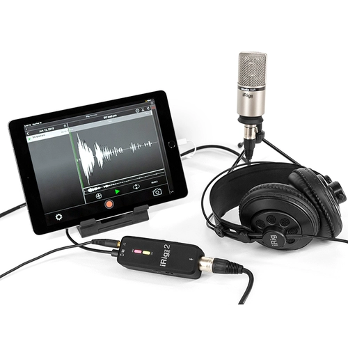 IK IRIG PRE 2 HD 48V Мобильный микрофон усилитель динамический кольцо/емкостный разговорная батарея питания звуковая карта звуковая карта звуковая карта звуковая карта