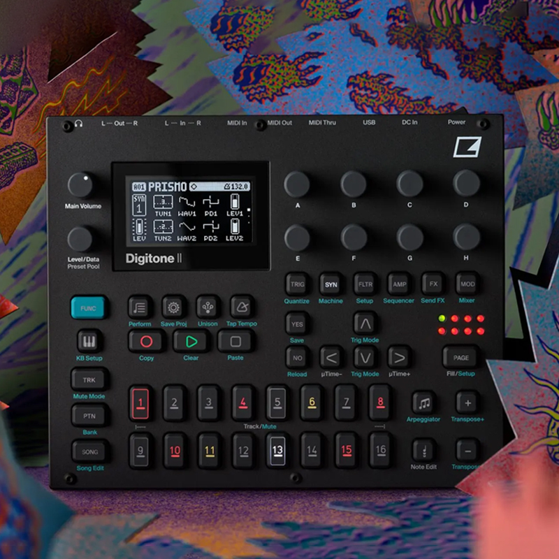 Elektron Digitone II MK2数字模拟合成器电子音乐鼓机模块音序器-图0