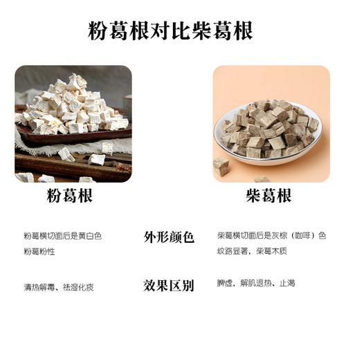膳太葛根片自然干泡花茶煮甜品糖水煲木瓜汤料自磨粉中药材150克 - 图1