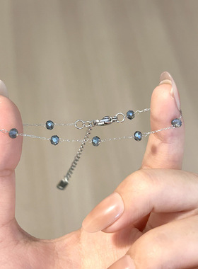 小众轻奢法式复古水晶手链百搭