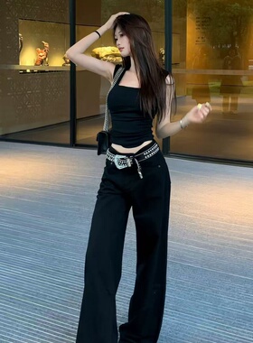 皮带水晶女士百搭风镶钻