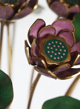 厚胎家居办公摆件金丹青盆景