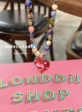 宋妍霏同款琉璃吊坠可爱多巴胺