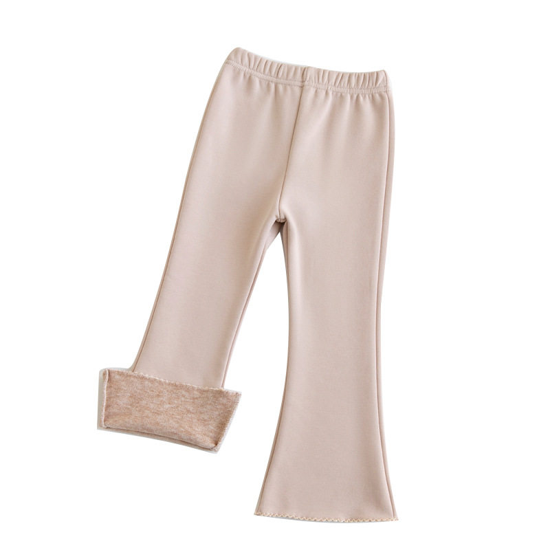 深秋初冬女童微喇打底裤秋外穿薄绒儿童黑喇叭裤秋冬女宝加绒裤子,淘宝优惠券,粉丝福利购,淘宝优惠卷