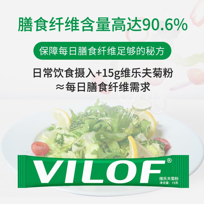 维乐夫菊粉Vilof益生元菌菊苣粉膳食纤维清肠可溶性低聚果糖 - 图3