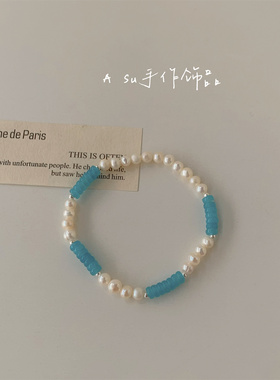 天然淡水珍珠手链显白