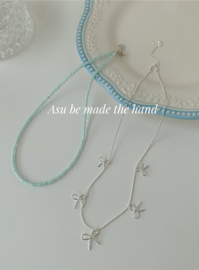 韩版气质双层叠戴锁骨链