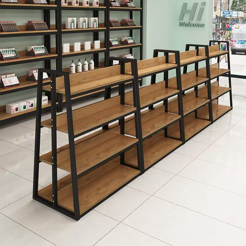 中岛展示架化妆品展示柜多层双面组合超市货架便利店文具店置物架 - 图2