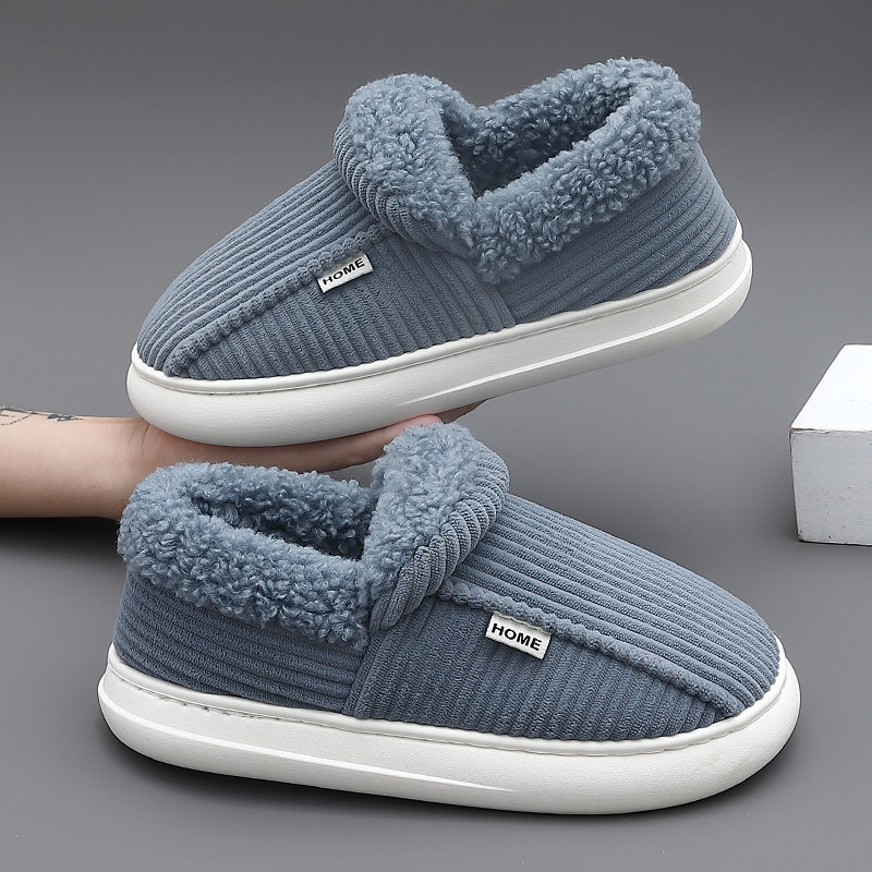 厚底棉拖鞋男士冬季包跟外穿2023新款居家用保暖毛毛棉鞋男款加绒,淘宝优惠券,粉丝福利购,淘宝优惠卷