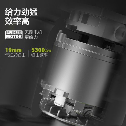 威克士电锤无刷WU380S两用电钻轻型充电混凝土电捶工业级冲击钻 - 图1