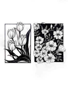 书房花卉手工组合摆件