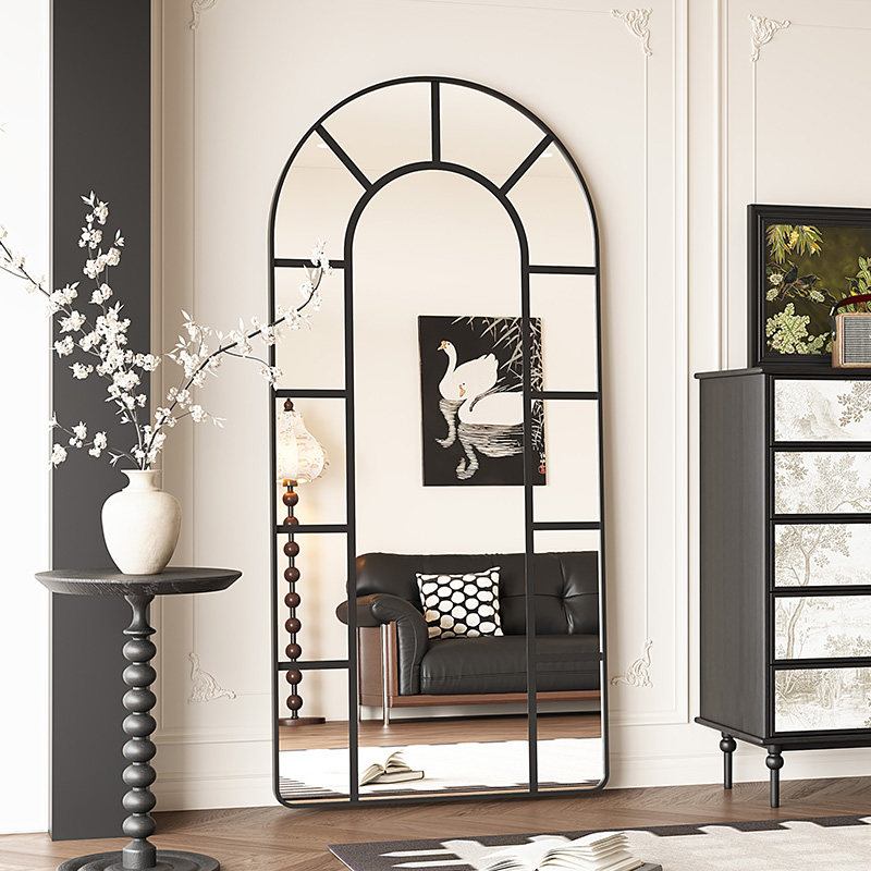 全身镜试衣镜贴墙家用不变形真实穿衣镜法式镜子卧室墙面装饰镜,淘宝优惠券,粉丝福利购,淘宝优惠卷