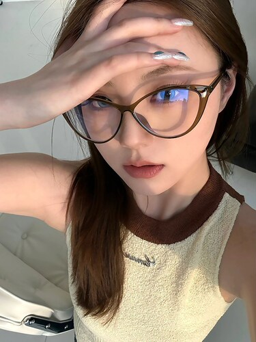 猫眼眼镜框女复古玳瑁色可配近视有度数素颜神器眼镜高级感显脸小 - 图3
