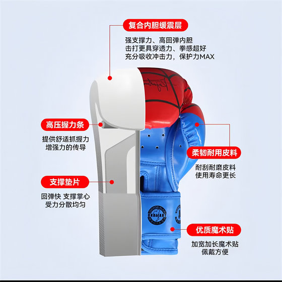 RAJA professional children's cartoon boxing gloves in various styles