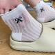 ຕາຫນ່າງ bow socks ແມ່ຍິງ socks summer ບາງ ballet style summer fungus lace mid-calf socks ເດັກຍິງຫວານ socks