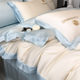 Summer ice silk four-piece set with light luxury and high-end feel