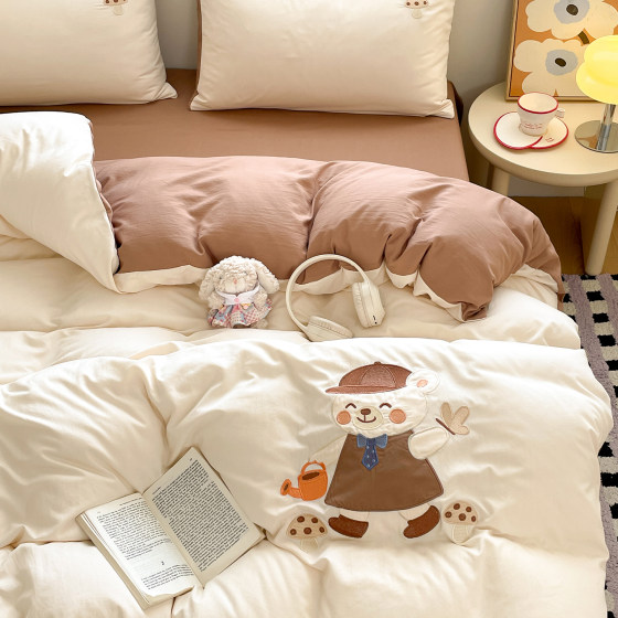 Complete set of quilt, complete set of bedding, student dormitory quilt core, mattress, pillow, six-eight-piece set, single and double quilt