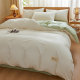 Quilt cover set, removable and washable cotton quilt cover, winter quilt, student dormitory spring and autumn bedding, pure cotton six-eight-piece set