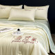 Summer cooling ice silk summer cool quilt set of four pieces silky naked sleeping single thin quilt dormitory air conditioning quilt core set