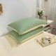 Summer bed sheet quilt cover four-piece set Nordic ins girl solid color simple student dormitory bed three-piece single set