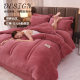 Milk velvet winter quilt winter plus velvet thickened quilt core student dormitory single and double coral flannel cotton quilt