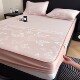 High-end PE cooling jacquard ice silk mat bed sheet summer air-conditioned soft mat three-piece set machine washable dormitory sheets