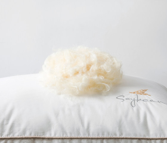 A pair of soybean double five-star neck sleeping pillows